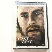 Cast Away (DVD, 2002, Full Frame Edition Single Disc) Tom Hanks - Helen Hunt- - £4.42 GBP