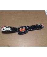 YMI Jeans Wear Black Belt Peace &amp; Hearts Design Size 7 Freedom flash / A... - $12.77
