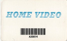 Vintage Home Video Rental Store Membership Card Home Video 3x2.5 in - £15.63 GBP