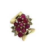 Women&#39;s Cluster ring 10kt Yellow Gold 477901 - $279.15 CAD