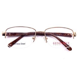 Genevieve Eyeglass Frames Gabriella Gold/Tortoise 53-16-135 - $29.70