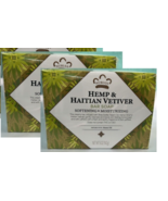 Nubian Heritage- Indian Hemp &amp; Haitian Vetiver Soap w/ Neem Oil  (2Bars) - $19.79
