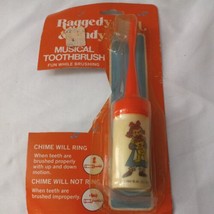 NEW Raggedy Ann &amp; Andy Musical Toothbrushes 1980 Vintage Deadstock (READ BELOW) - £17.38 GBP
