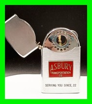 Unique Vintage Advertising Petrol Pipe Lighter Asbury Transportation Co. UNFIRED - £62.62 GBP