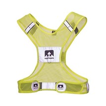 Nathan Sports Reflective Streak Vest - Hi-Viz Yellow, Small/Medium  - £37.08 GBP