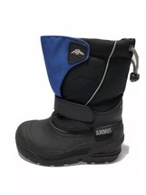 Tundra kid's quebec boots Black/royal - $50.00