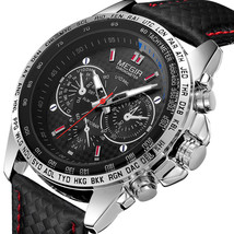 „MEGIR“ Multifunktions-Chronograph, modische Quarzuhr mit leuchtendem... - £9.96 GBP