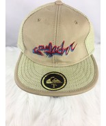Quiksilver Hat Cap Khaki Size 7 1/4 F Woven Style Back. - $354.34 MXN