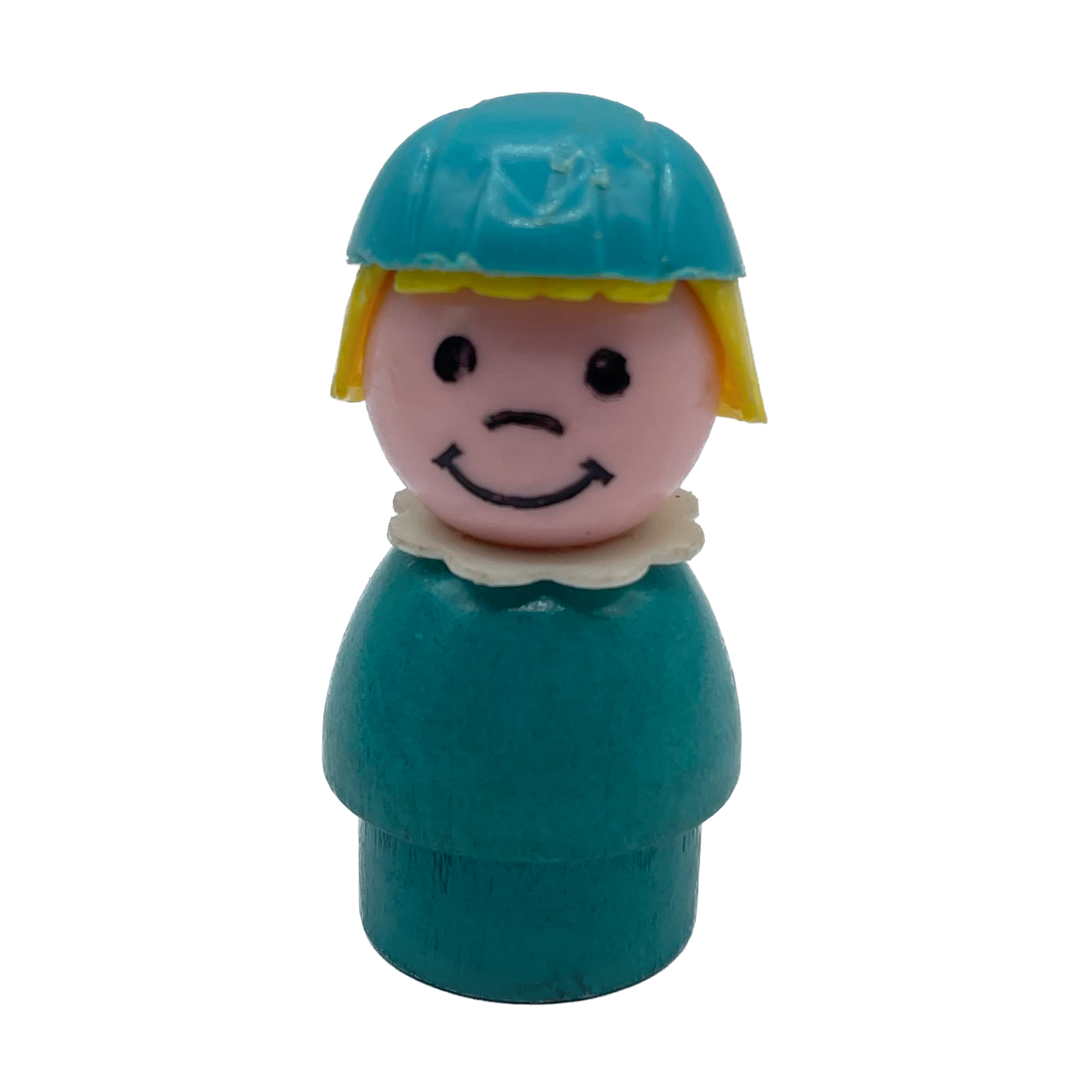 Vintage 1970s Fisher Price Little People Stewardess from Airport Family Play Set - $12.37