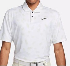 Nike TourMen&#39;s Dri-FIT Golf Polo FD5739-100 White Mens New w/ Tags Xl - $44.41