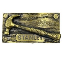 Stanley Tools Belt Buckle Steelmaster Hammer 1981 Limited Edition Vintage - £21.16 GBP