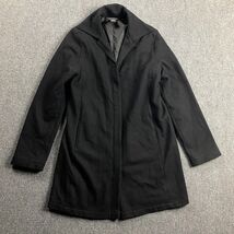 Banana Republic Coat Women&#39;s Medium Black Outercoat Wool Blend Adults - $475.05 MXN