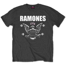 Ramones 1974 Eagle Official Tee T-Shirt Mens Unisex - £25.10 GBP