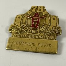 Houston Livestock Show And Rodeo 1978 Champion Buyer Youth Education HLSR - $24.81 CAD