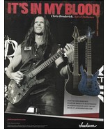 Megadeth Chris Broderick Signature Jackson guitar series ad 2016 adverti... - $4.01