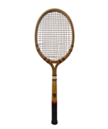 Antique 1935 Wood Spalding Top Flite Open Throat “Autograph” Tennis Racket - £54.52 GBP