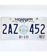 2017 United States Mississippi Creative Culture Bus License Plate 2AZ 452 - €12,88 EUR