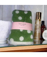 Kate Spade New York Green White Polka Dot Set 2 Hand Towels Bathroom Dor... - £32.97 GBP