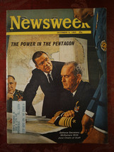 Newsweek Magazine December 6 1965 Dec 12/6/65 Robert Mc Namara Pentagon - $8.64