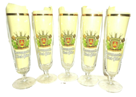 6 Brauerei Germania +1980 Munster Edel Pils German Beer Glasses - £23.55 GBP