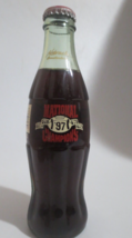 Coca-Cola Classic Nebraskia Cornhuskers National Champions 1997 8oz Bottle Full - £3.11 GBP
