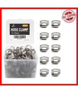 80 Pack Stainless Steel Hose Clamps - 13-19mm Adjustable Worm Gear Clamps - $707.16 MXN