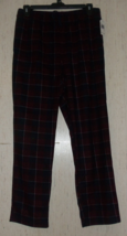 Nwt Mens Nautica Burgundy Plaid Super Soft Fleece Pajama Lounge Pants Size M - £19.73 GBP