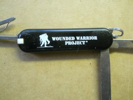 SALE! Victorinox Classic SD Swiss Army knife in black - Wounded Warrior - £3.98 GBP