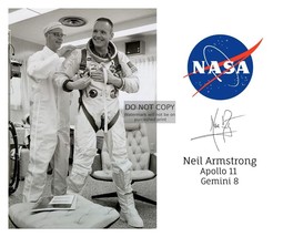 Neil Armstrong First Man On The Moon Autographed Nasa Seal 8X10 Photo - £6.69 GBP