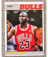 MICHAEL JORDAN 1987-88 FLEER BASKETBALL MJ 2ND YEAR CARD #59 CHICAGO BUL... - $10.00