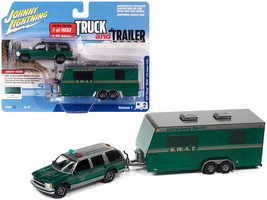 1997 Chevrolet Tahoe &quot;Central County Sheriff&quot; Emerald Green and Gray with &quot;SWAT&quot; - £27.82 GBP