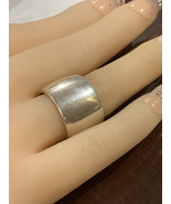 Silpada Sterling Silver Smooth Wide Cuff Cigar Band Ring Size 7.25 - $92.27 CAD
