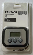 IKEA FANTAST Meat thermometer/timer, digital black with magnet on back - £13.40 GBP