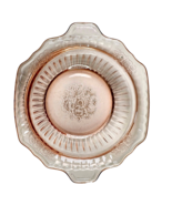 Vintage Depression  OPEN ROSE  MAYFAIR PINK 8&quot; HANDLED  BOWL Medium Serv... - $451.27 MXN