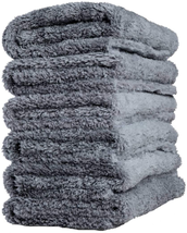 Adam&#39;S Polishes Borderless Grey Edgeless Microfiber Towel - Premium Quality 480G - £49.21 GBP
