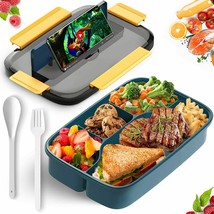 Bento Box Adult Lunch Box, 1200 ML Lunch Box Containers for Kids with Utensils - £19.77 GBP