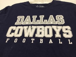 Dallas Cowboys Authentic Cotton Large Men&#39;s Graphic Short Sleeve T-shirt - £10.16 GBP