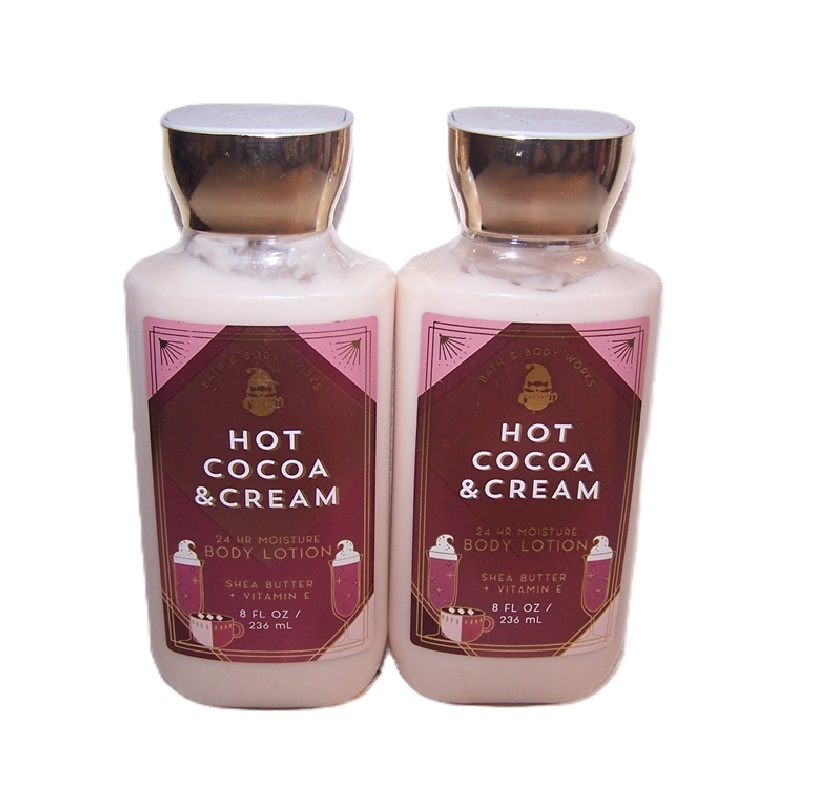 Bath & Body Works Hot Cocoa & Cream 24 Hour Moisture Body Lotion  Lot of 2