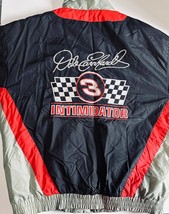 Vintage Dale Earnhardt Chevrolet Racing Jacket Men&#39;s XL Black/Gray Intim... - £51.53 GBP