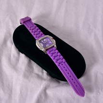 Fashion Watch Purple rubber Band Never Used Untested - £6.58 GBP