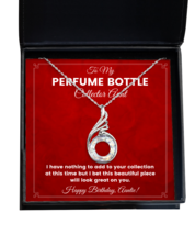 Necklace Birthday Present For Perfume Bottle Collector Aunt - Jewelry Phoenix  - £39.92 GBP