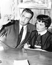 Perry Mason Raymond Burr Barbara Hale 16x20 Canvas Giclee - £55.35 GBP