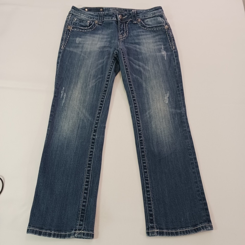 Miss Me JE5159EP Easy Capri Women's Blue Cotton Blend Jeans Size 28 (30×26) Item image 11