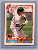 1990 Topps Ames Stores All-Stars #13 Rickey Henderson Card - $1.48