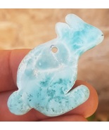 ORIGINAL blue larimar  handcarved Gemstone RABBIT pendant  17 grams  - €34,62 EUR ORIGINAL blue larimar  handcarved Gemstone RABBIT pendant  17 grams  - €34,62 EUR