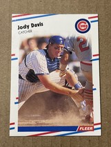 1988 Fleer #414 JODY DAVIS Chicago Cubs - $1.59
