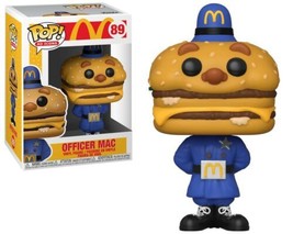 McDonald&#39;s Officer Mac Ad ICON Vinyl POP Figure Toy #89 FUNKO NEW MIB - £6.98 GBP