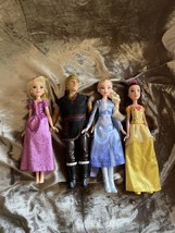 Barbies Frozen Disney Frozen Kristoff, Elsa-2,  and BELLA VERY NICE GREA... - $37.39