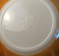 Fire King Peach Luster Trio Coffee Mug, Bowl and Saucer image 5