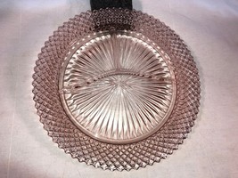 Pink Miss America 10.25 Inch Grill Plate Depression Glass Mint - £14.97 GBP
